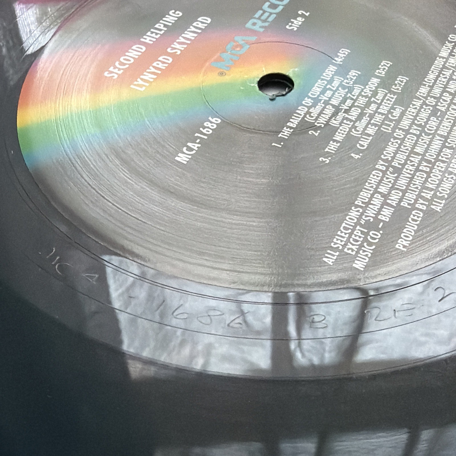 Lynyrd Skynyrd LP “Second Helping” 1st Press Sounds of the South MCA 413 VG++