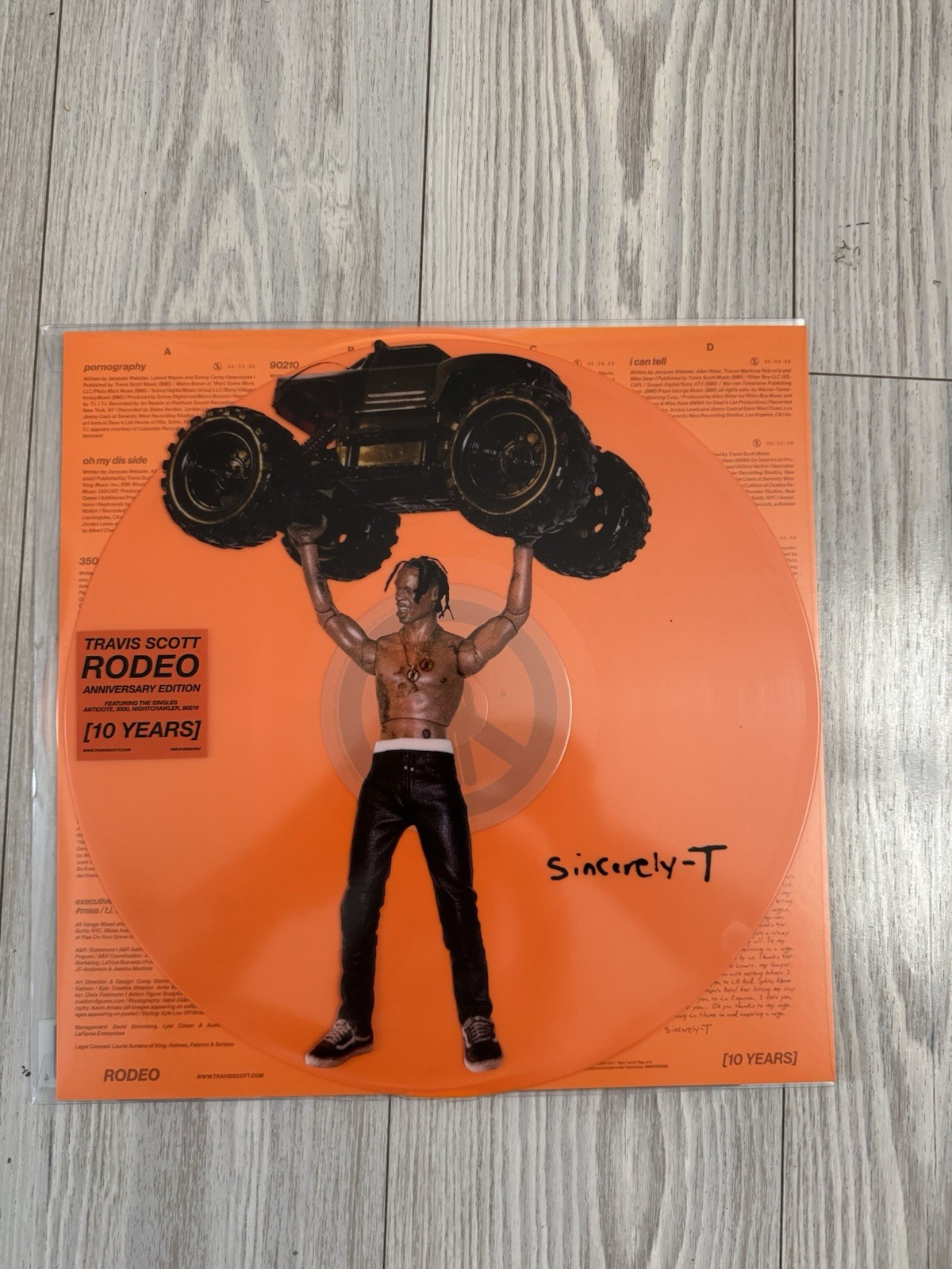 Travis Scott Rodeo 10th Anniversary Vinyl – Sincerely-T Edition