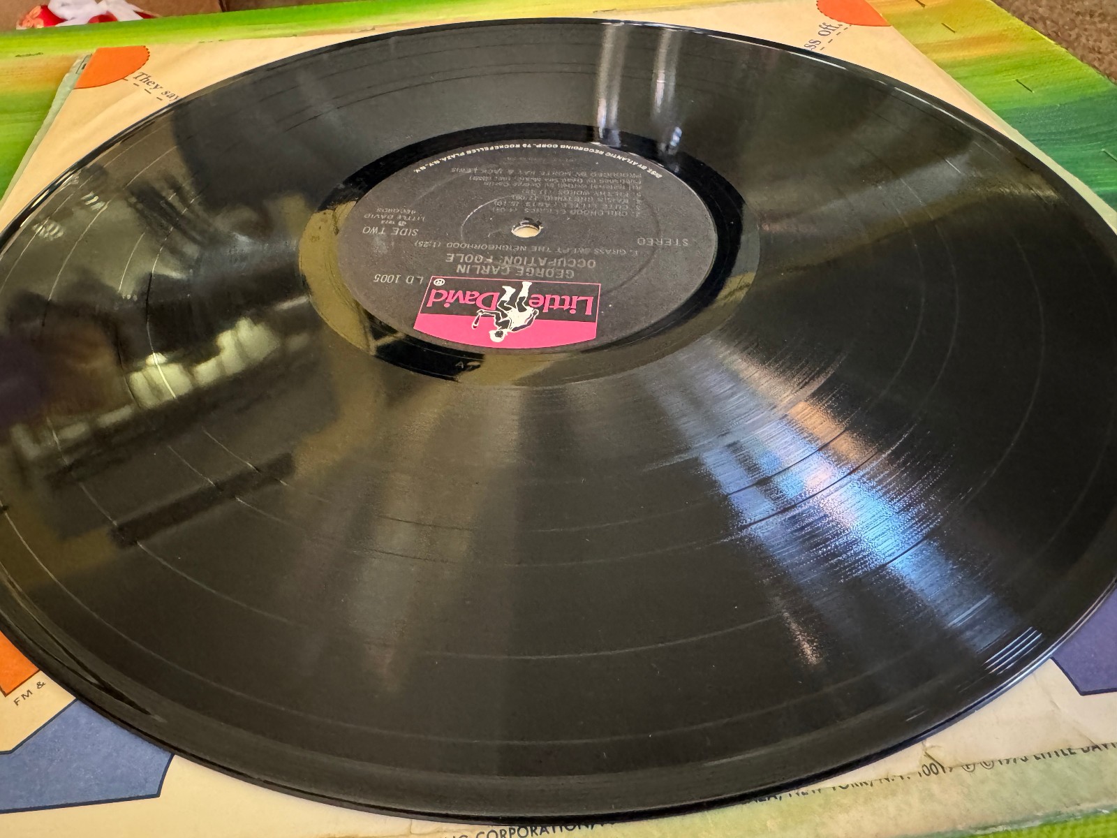 George Carlin – Occupation: Foole Vinyl Record Album LP -1973 Comedy Non Music