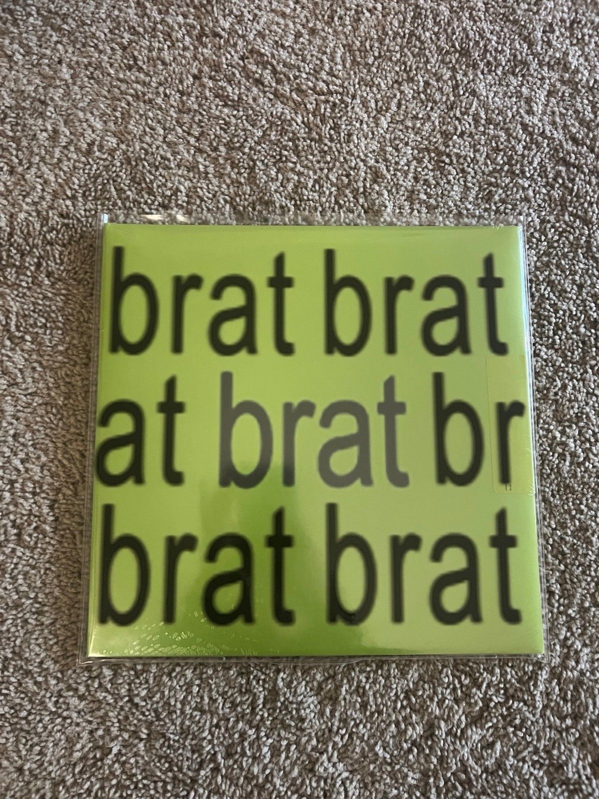 brat black translucent vinyl record