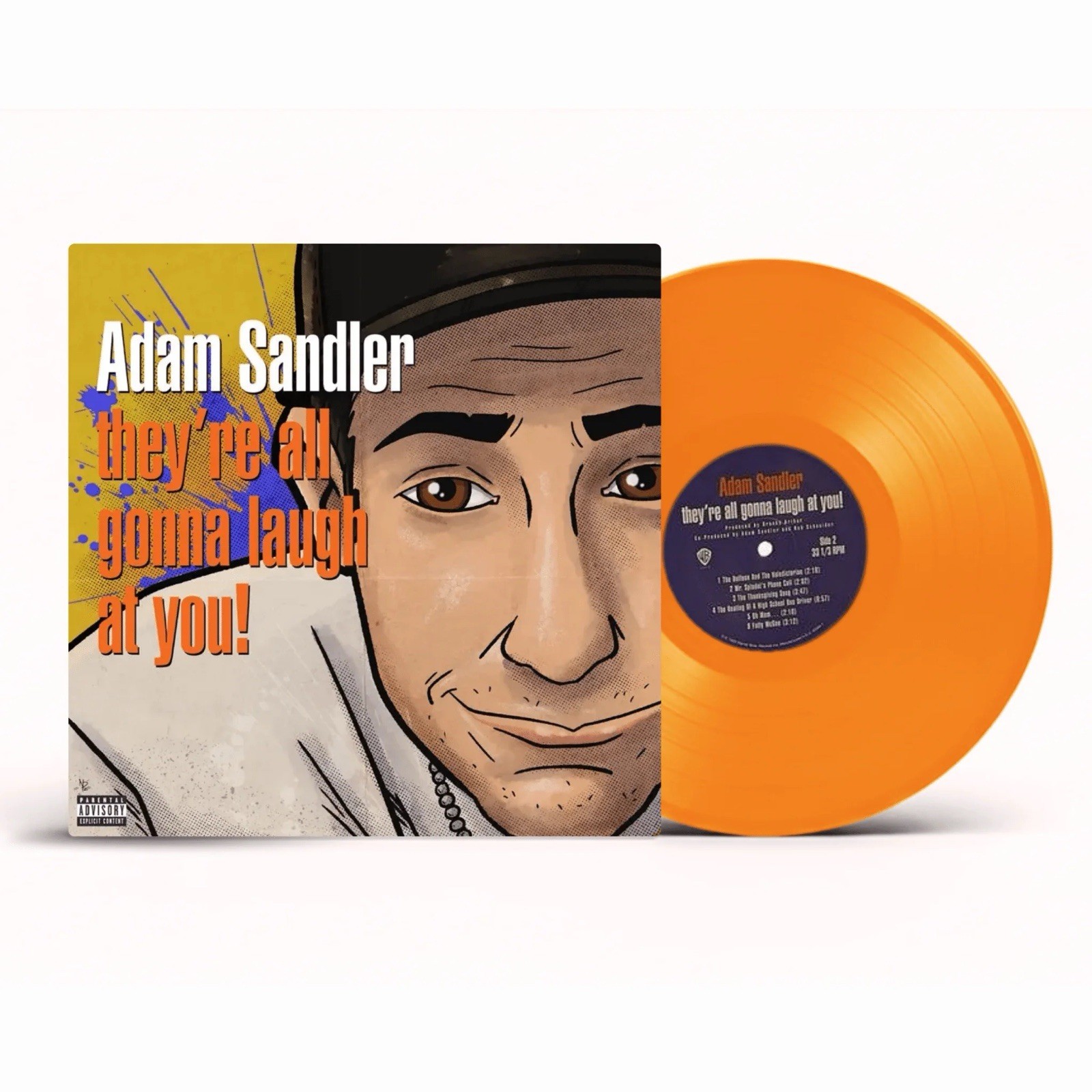 Adam Sandler They’re All Gonna Laugh At You RSD 2026 Orange Vinyl NEW