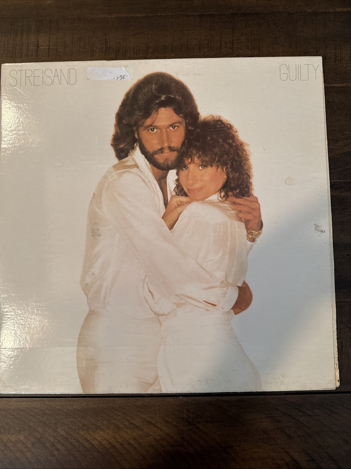 Barbra Streisand Guilty Vinyl LP 1980 Columbia FC 36750 Barry Gibb Gatefold Good