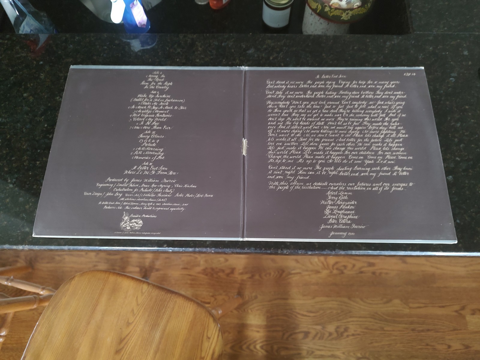 Chicago Vinyl Record Kgp 24 1970 (Stains On Cover)