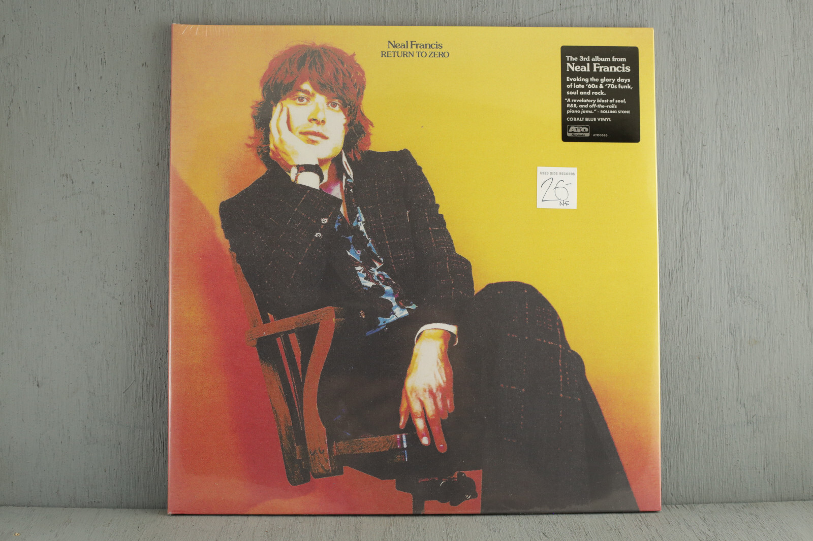 NEAL FRANCIS Return To Zero LP sealed BLUE VINYL Record BOOGIE NEW