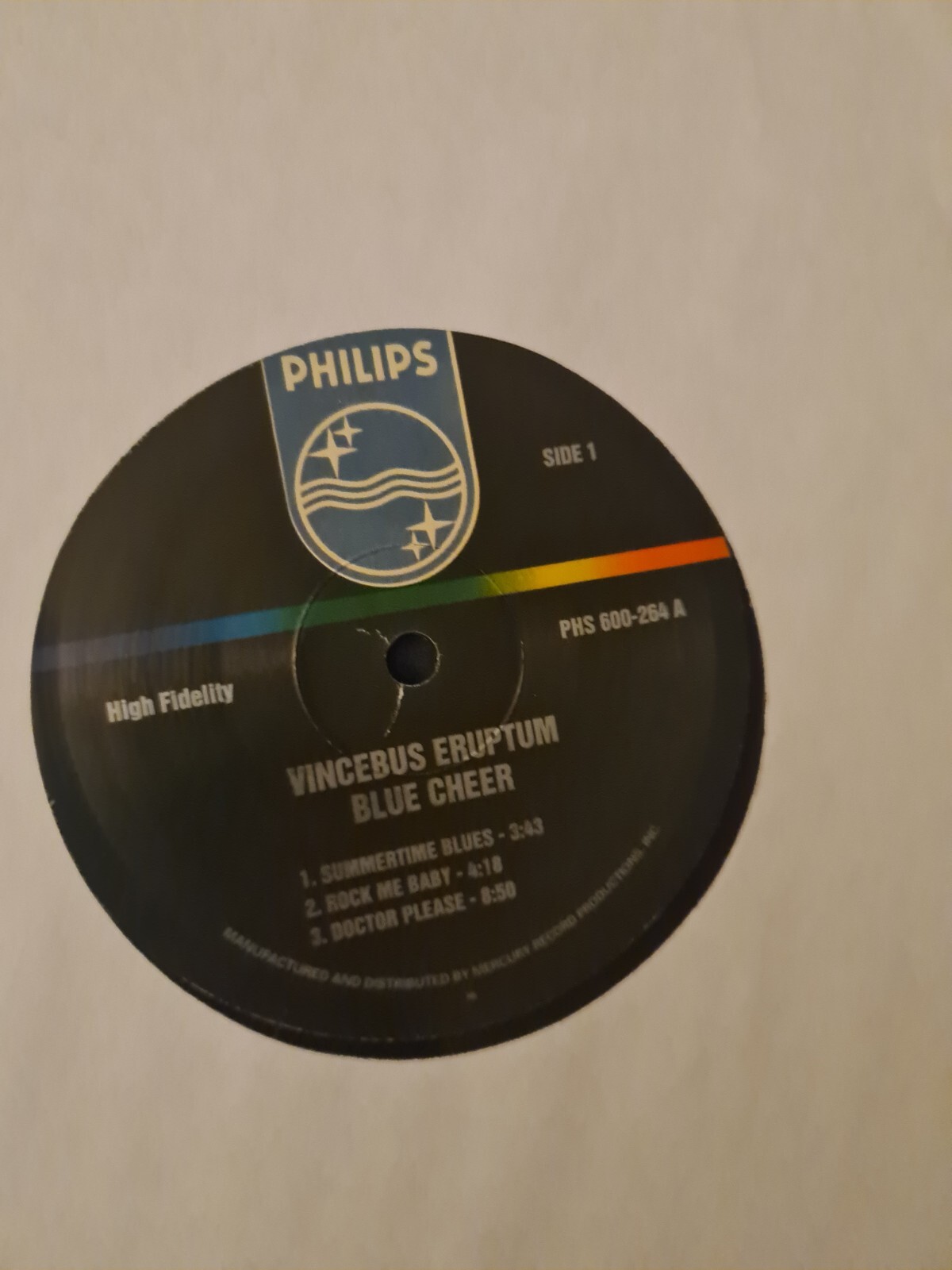 Blue Cheer “Vincebus Eruptum” LP Philips Reissue 2000s