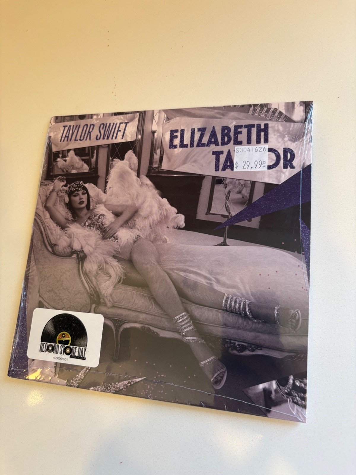 Taylor Swift Elizabeth Taylor RSD 2026 Violet Glitter 7” Vinyl Single SEALED
