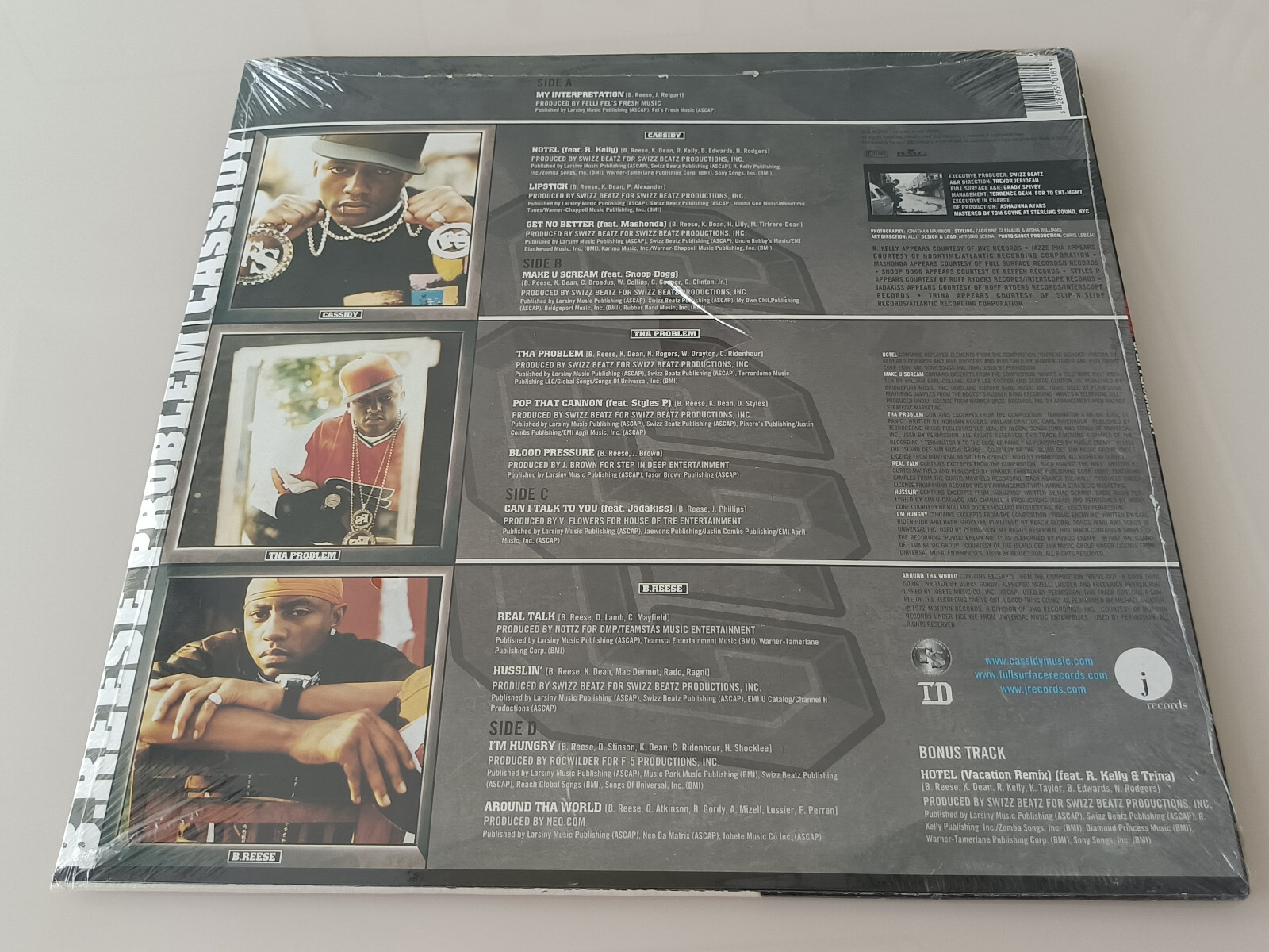 Cassidy – Split Personality (Record 2LP, 2004) RARE!!! JADAKISS + SNOOP DOGG