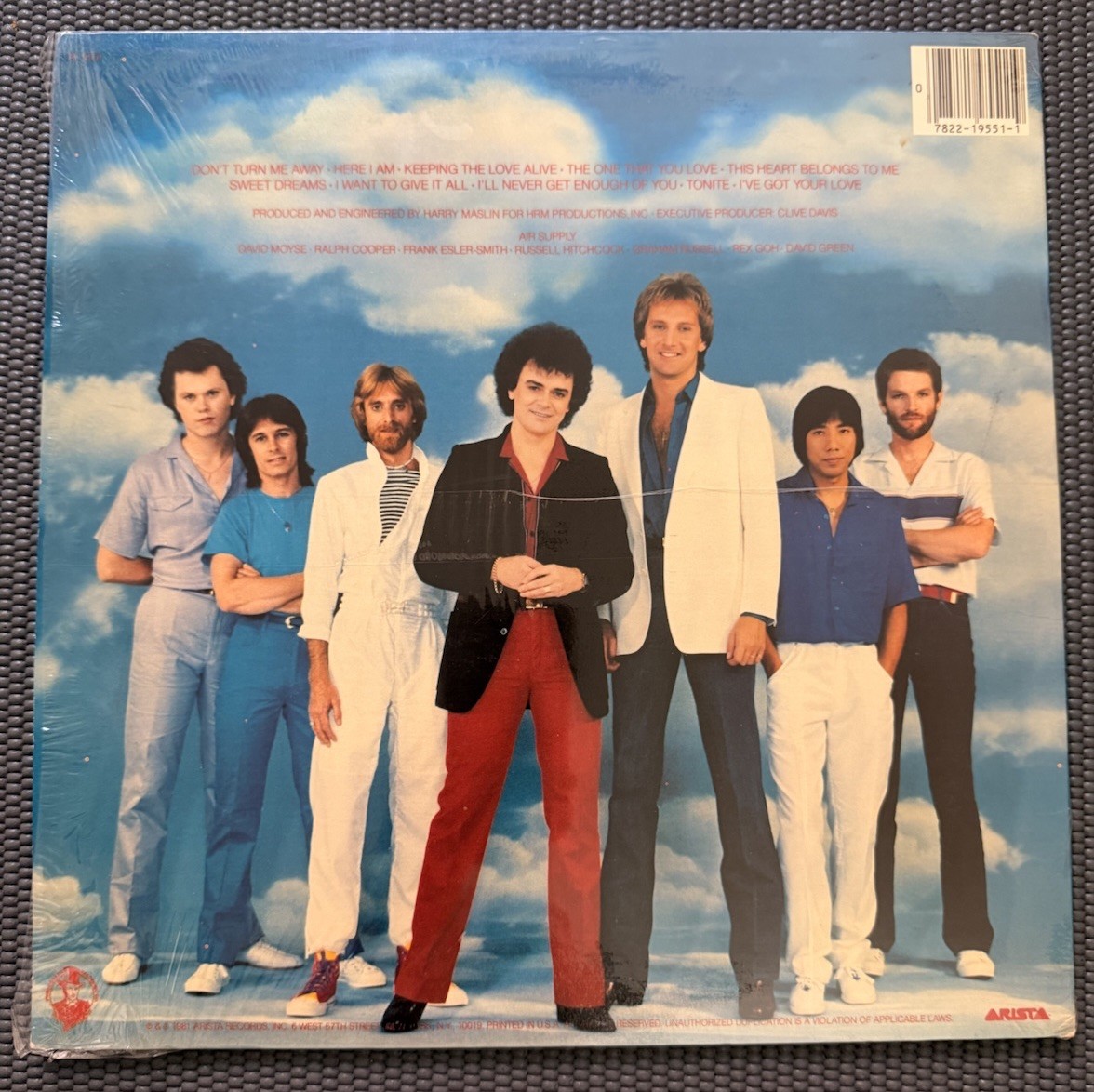Air Supply – The One That You Love (Vinyl Record LP, 1981)