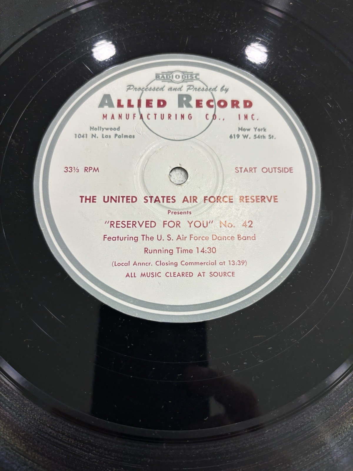 United States Air Force Allied Record 16 Vintage Vinyl LP Lot of 11. VG