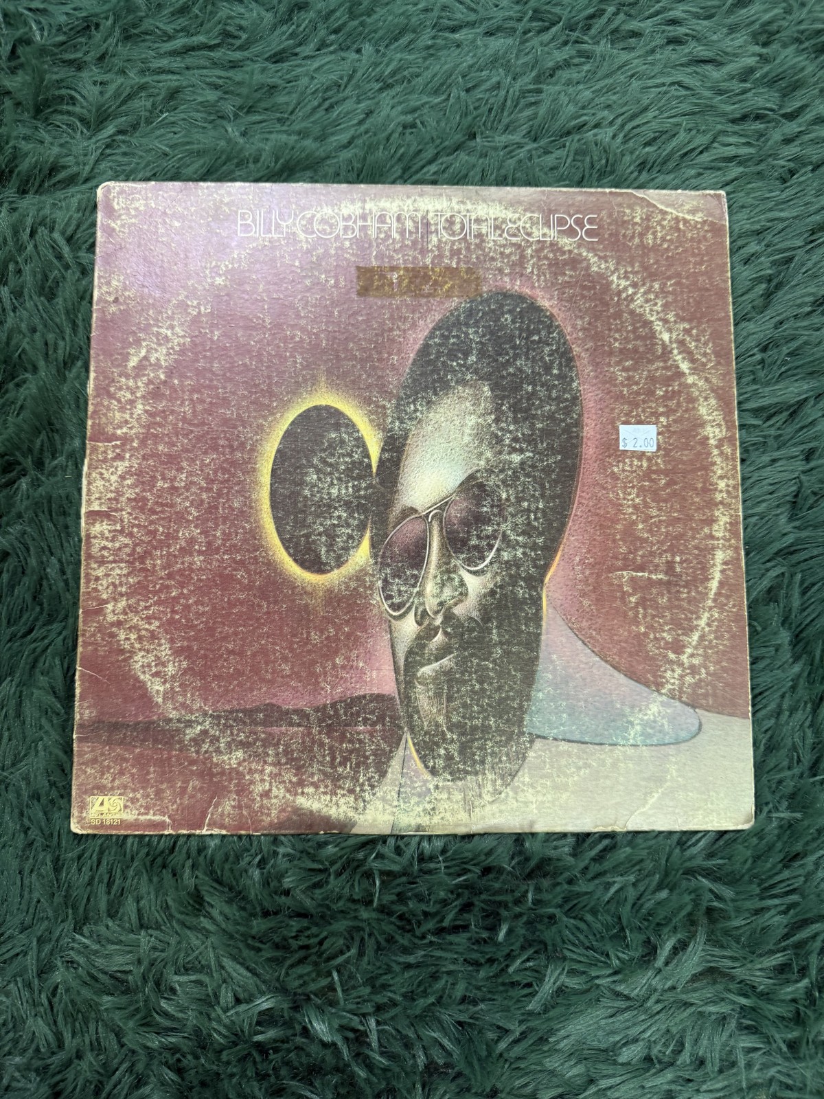 Billy Cobham – Total Eclipse Vinyl LP Record SD 7239 Atlantic 1974 Jazz Fusion