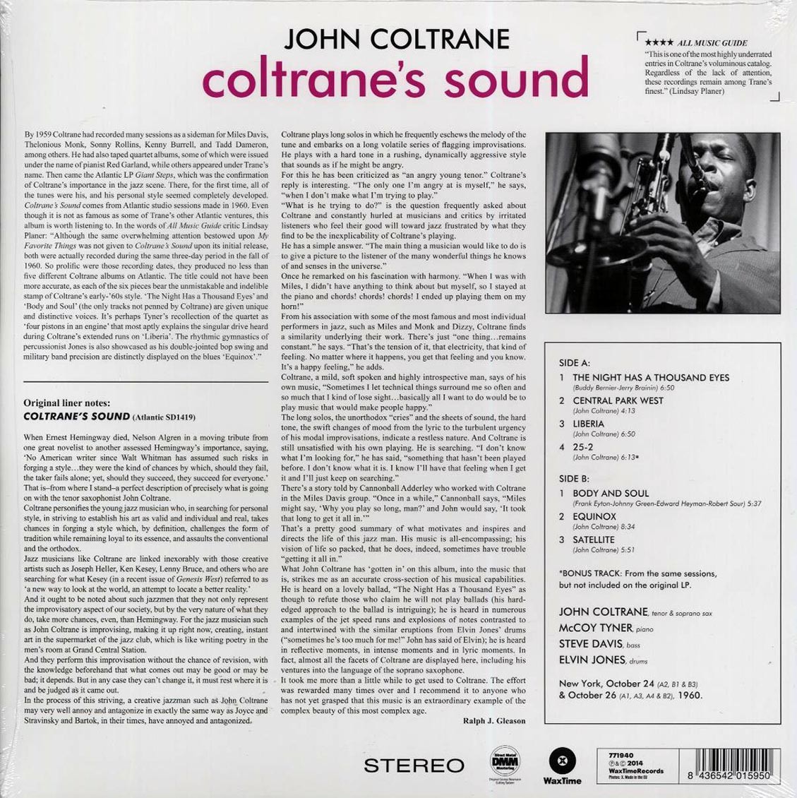 VINYL John Coltrane – Coltrane’s Sound