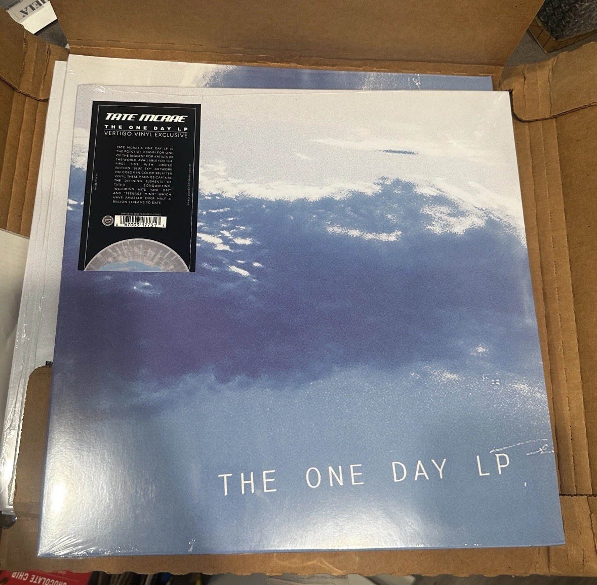 Tate McRae – The One Day LP Vertigo Vinyl VV Exclusive /2000 IN HAND!