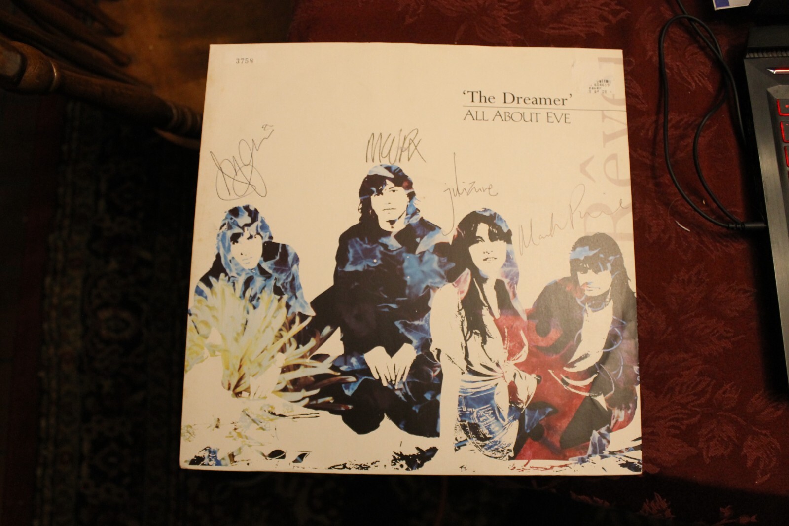 All About Eve ~ The Dreamer ~ 1991 Phonogram 12″ Single ~ NUMBERED & AUTOGRAPHED