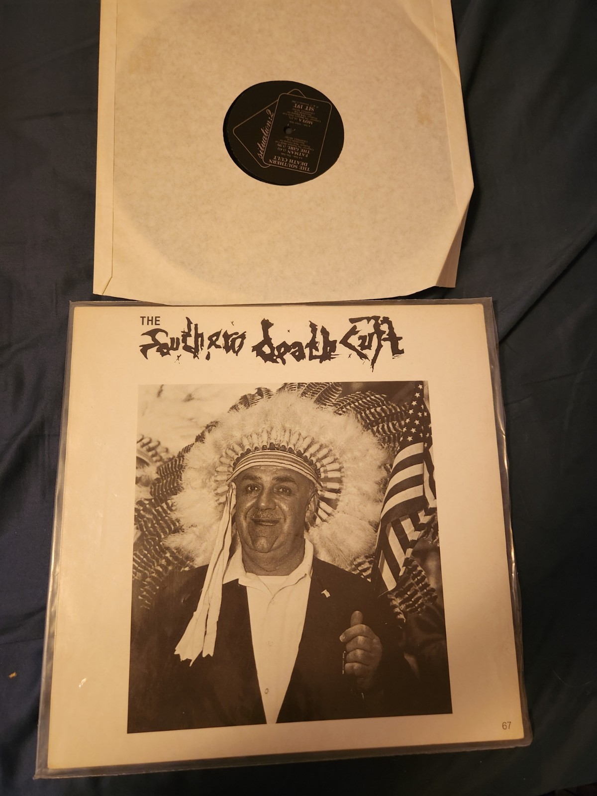 THE SOUTHERN DEATH CULT FATMAN MOYA + 45 RPM VINYL RECORD