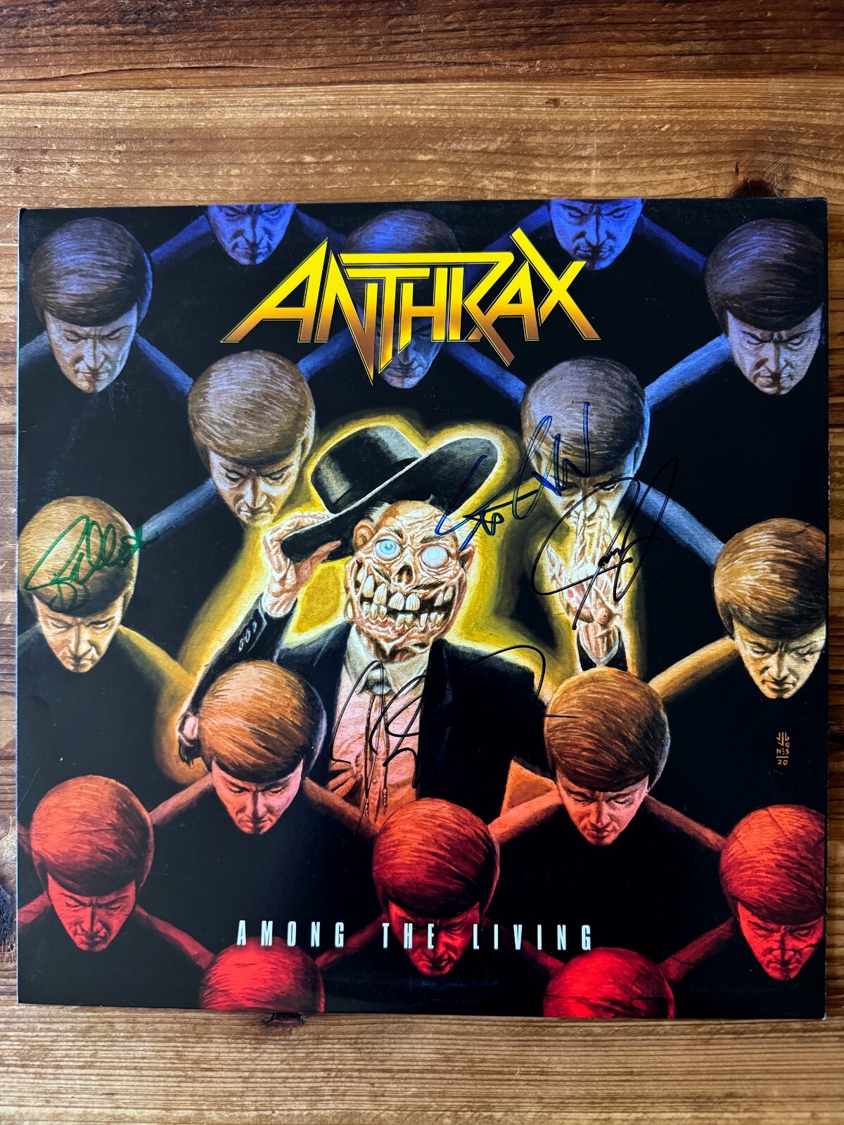 Anthrax: Among the Living – NEW & SIGNED Z2 Comics Vinyl Picture Disc LP