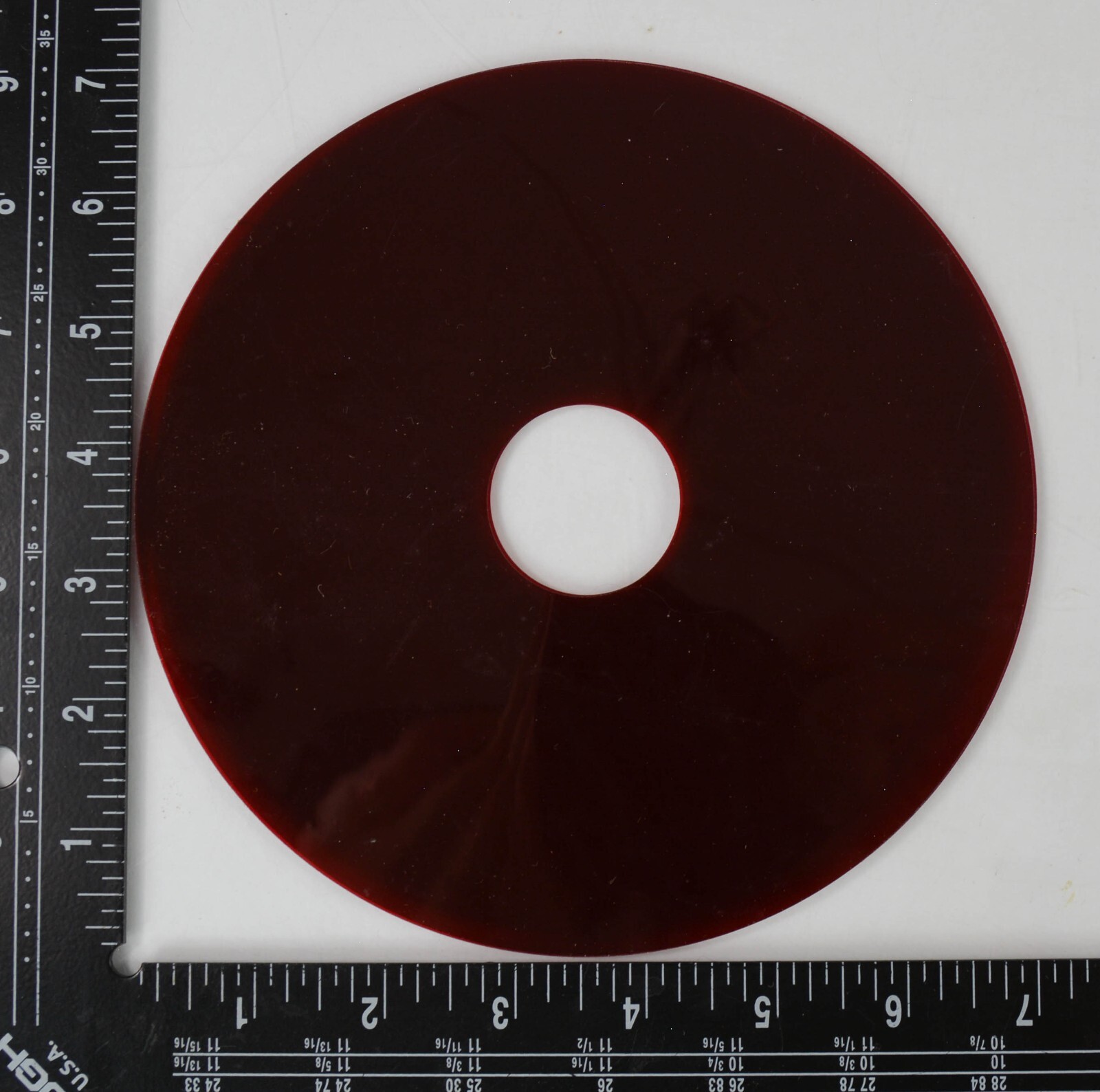 (10 Pack) Voice Recorder Disc Red Flexi Disc Vinyl Record 7″