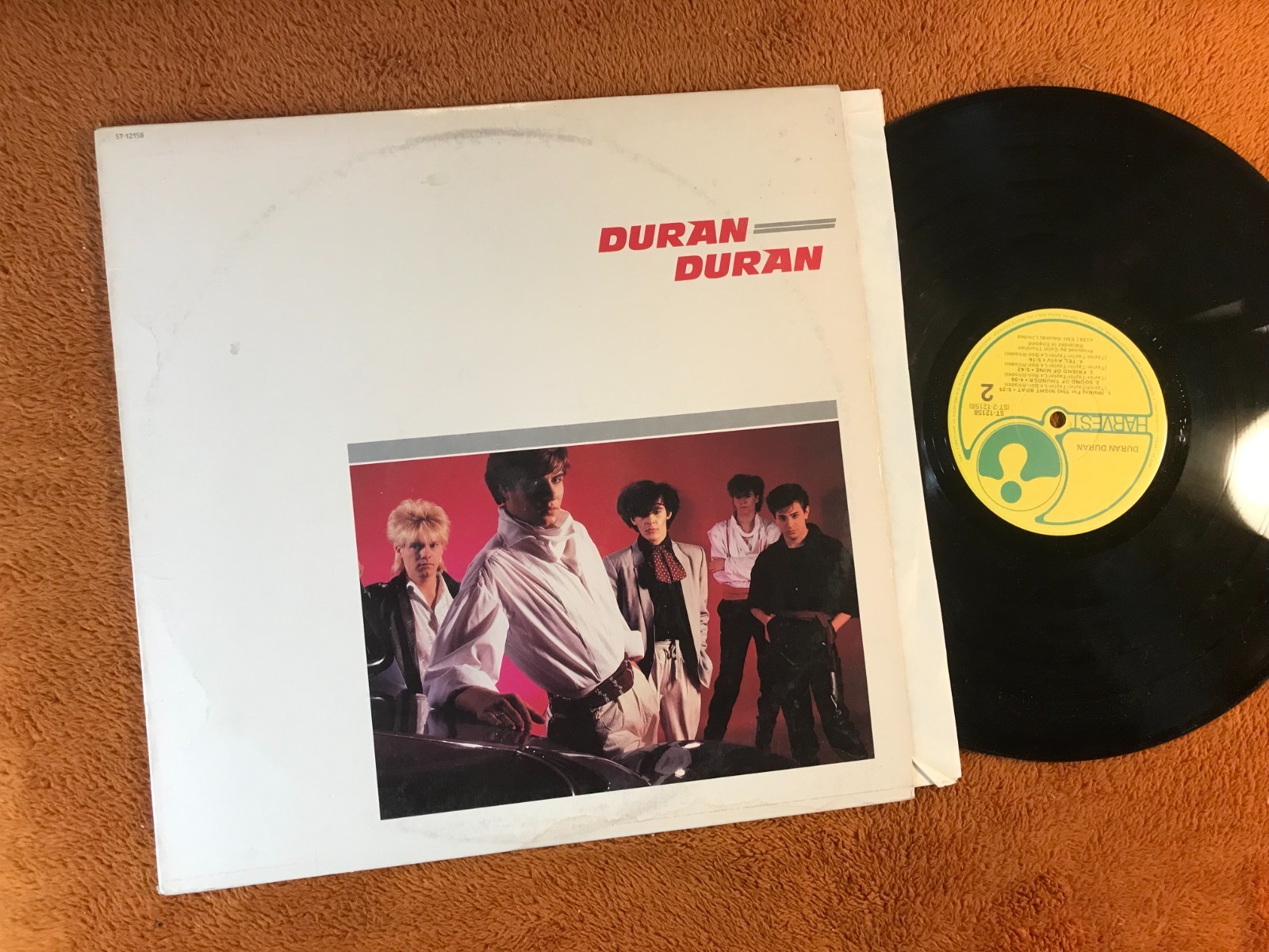 Duran Duran S/T debut 1st 1981 New Wave LP orig VINYL Record WINCHESTER F1/F1 !
