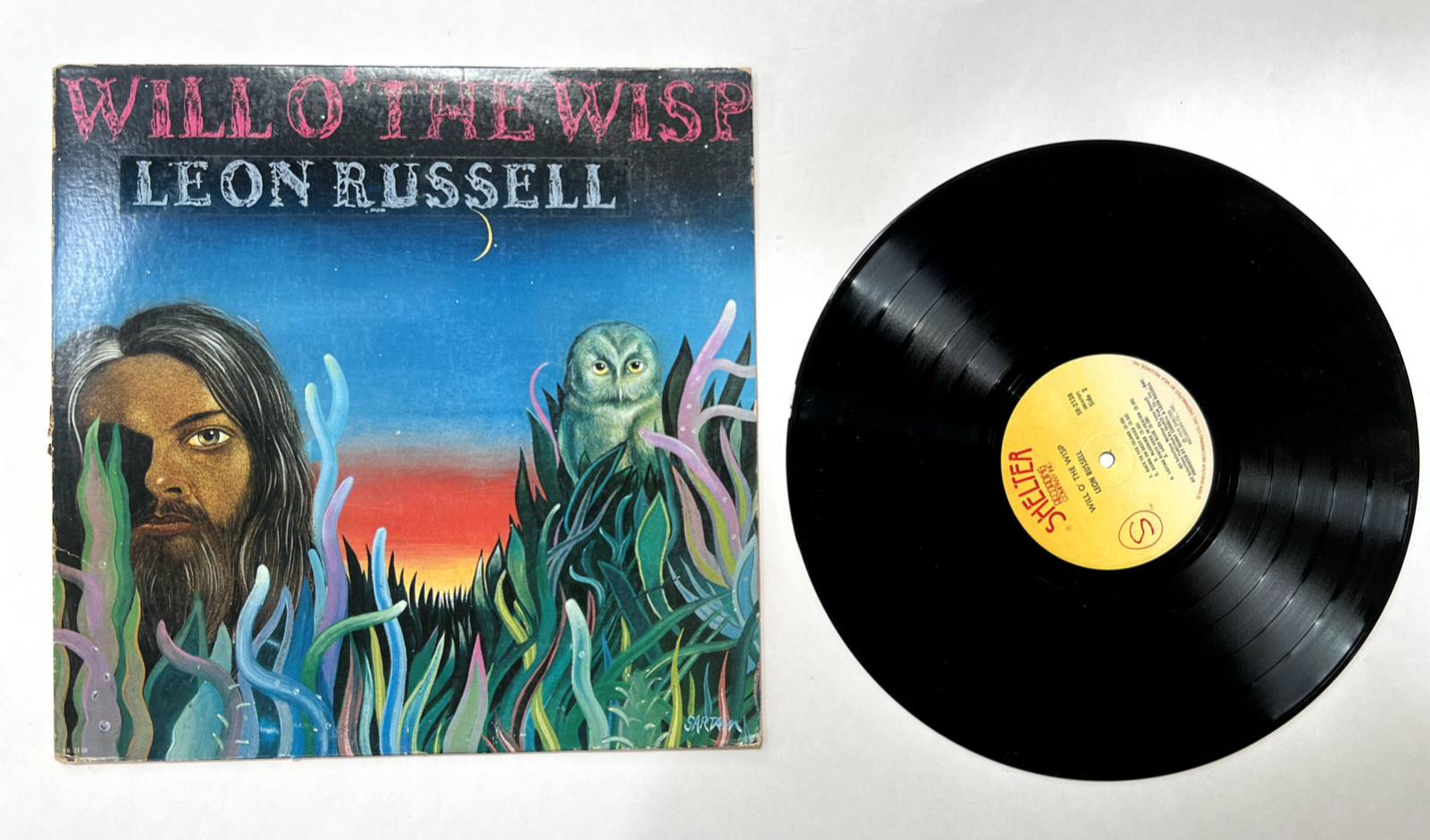 Leon Russell – Willo’ The Wisp 1975 (SR-2138) LP Vinyl Record Album, Ships Fast,