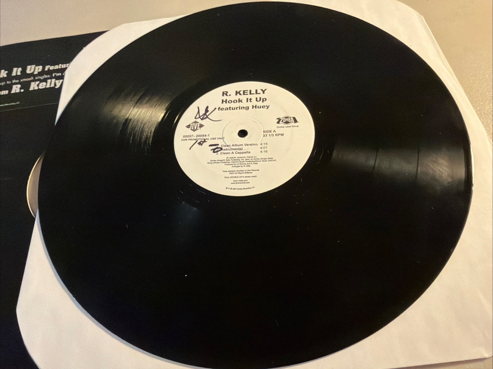 R. KELLY Feat. HUEY – HOOK IT UP / FREAKY IN THE CLUB – 12″ VINYL PROMO 2007
