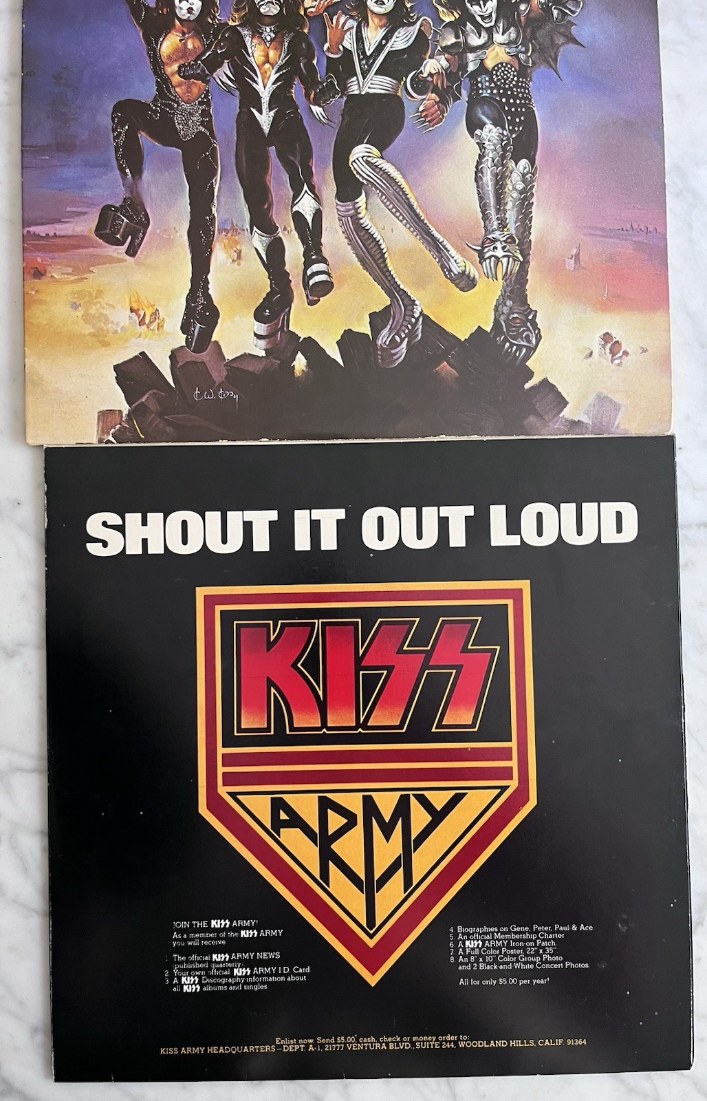 Kiss Destroyer Vinyl Record Album LP 1976 Repress EX NICE