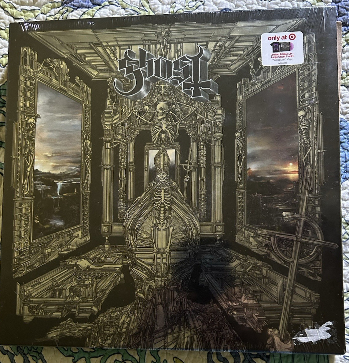 Ghost – Skeleta – 2025 LP Target Violet Mist w T-shirt, Loma Vista LVR04688, NM-