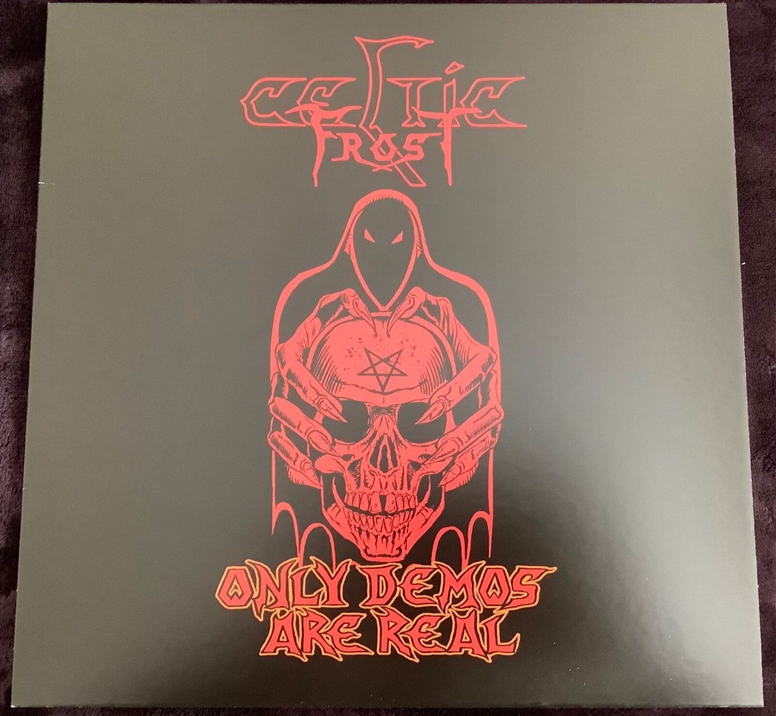 CELTIC FROST ONLY DEMOS ARE REAL LP SPLATTER VINYL 1984 & 1985 LIMITED 300 METAL