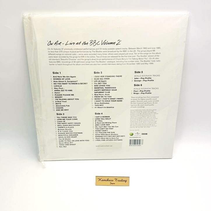 The Beatles On Air Live At The BBC Vol. 2 Vinyl 3LP Set