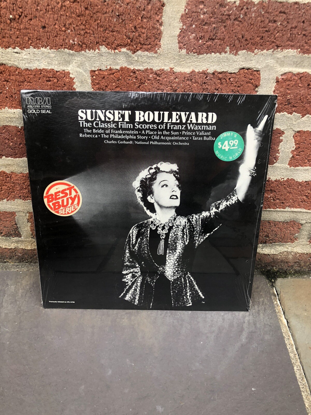 Franz Waxman LP SUNSET BOULEVARD–CLASSIC FILM SCORES-FRANZ WAXMAN RCA (Sealed)