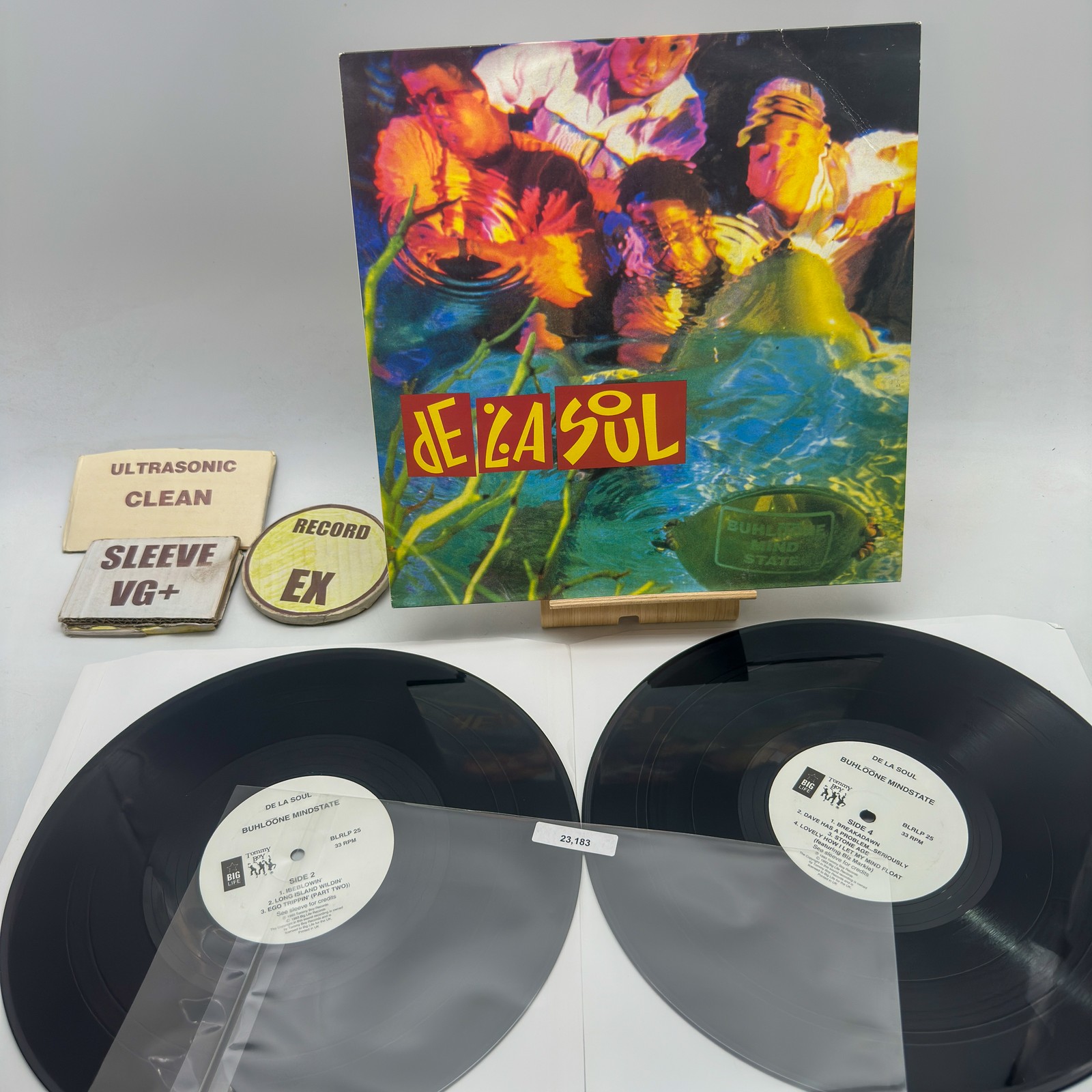 De La Soul – BuhlÅÅne Mind State EX/VG+ 1993 Ultrasonic Clean Vinyl