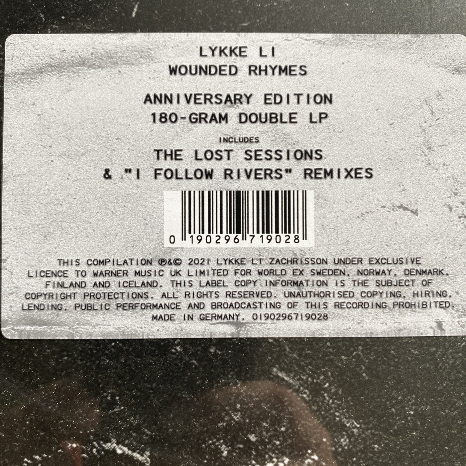 Lykke Li- Wounded Rhymes / Lost Sessions Anniversary Edition. Vinyl 2xLP SEALED