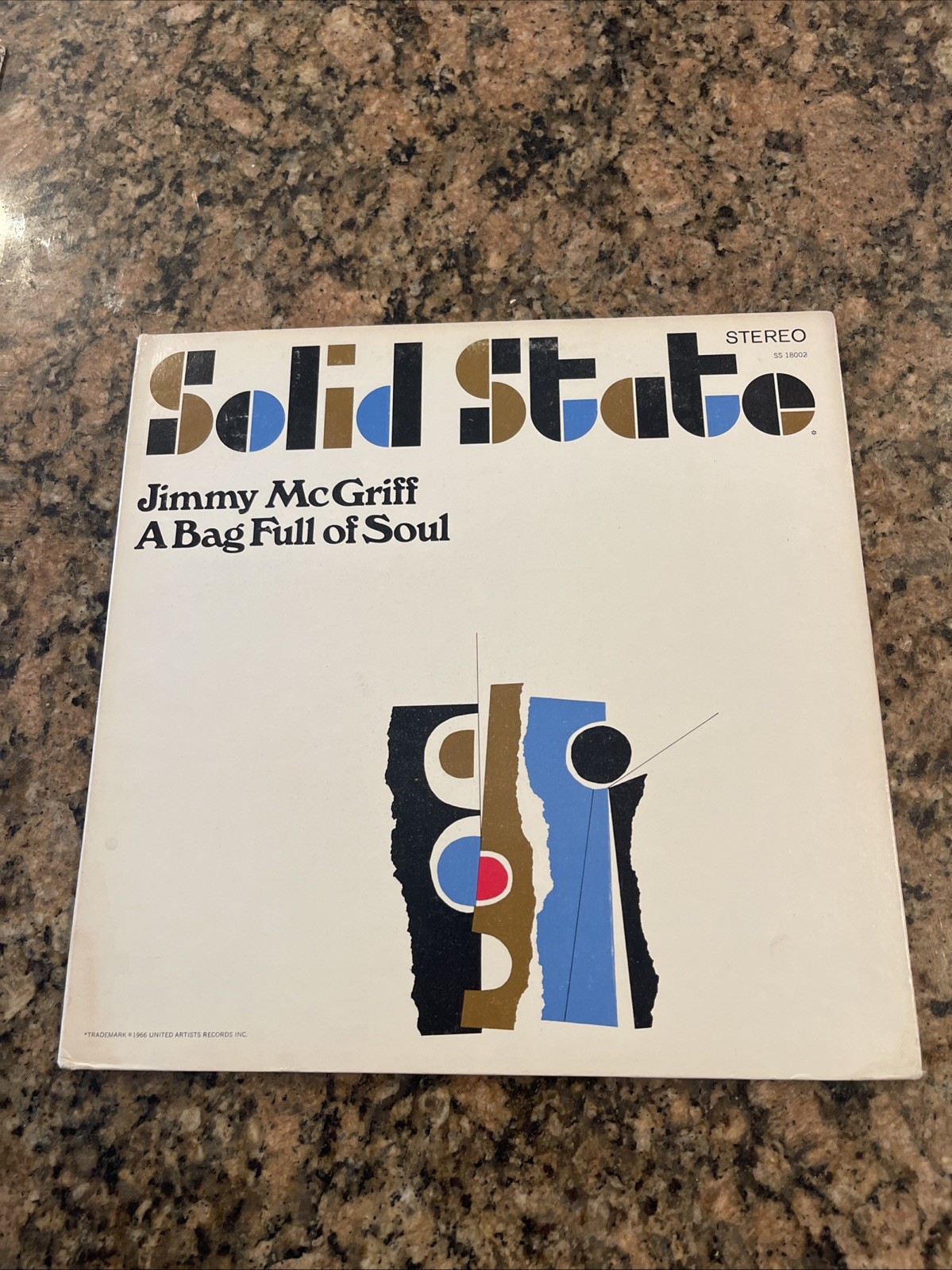 SOLID STATE JIMMY MCGRIFF “A BAG FULL OF SOUL JUKEBOX 7” mini-LP UA