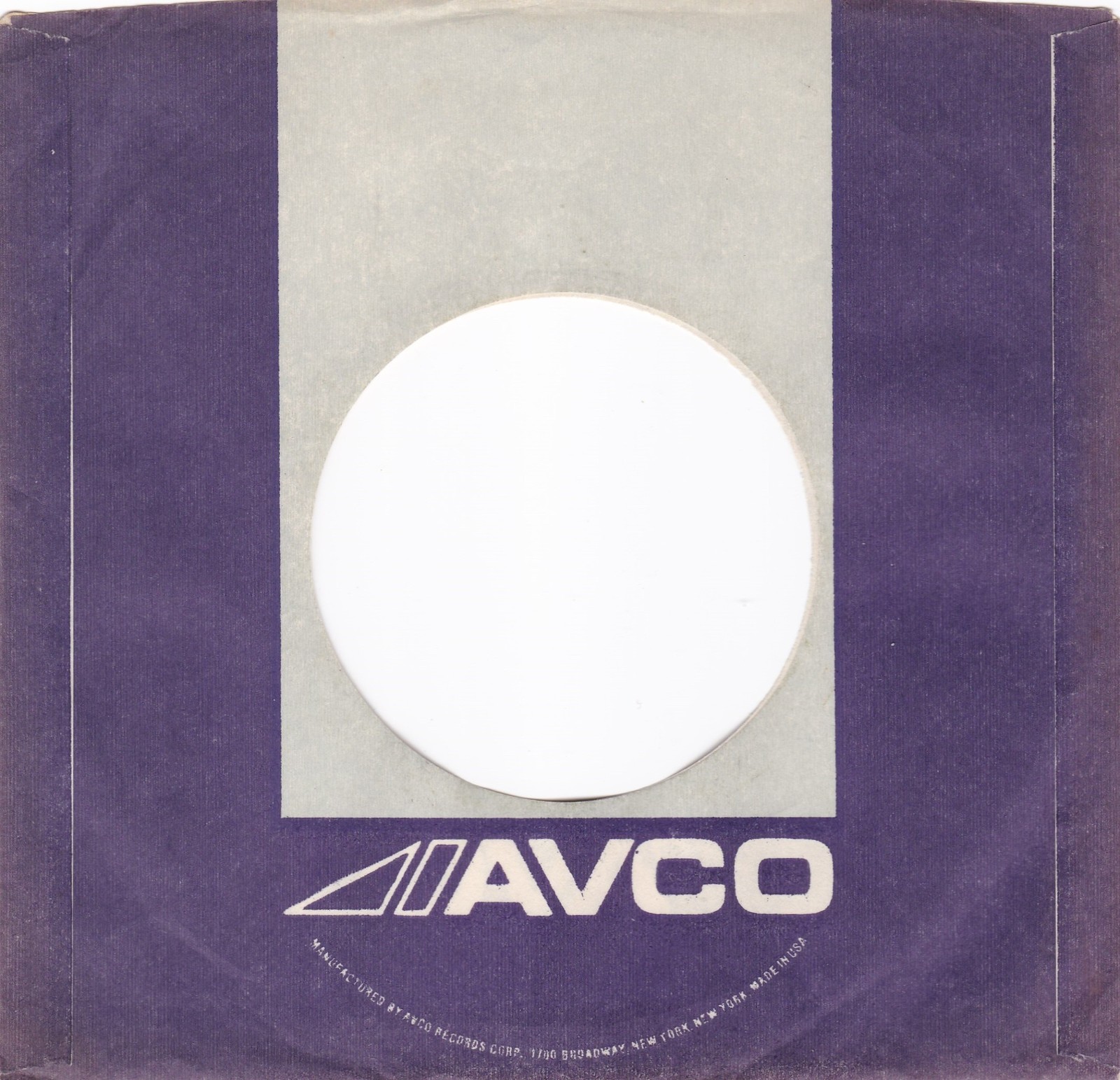 Mixed 2 Lot 70’S AVCO RECORDS LABEL 7″ 45 RPM Original Record Company Sleeves