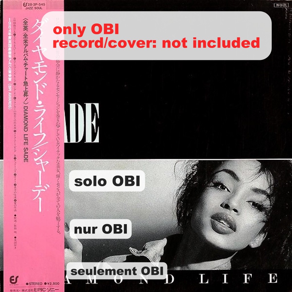 SADE Diamond Life Japan ( 28·3P-545 ) ***Only OBI***
