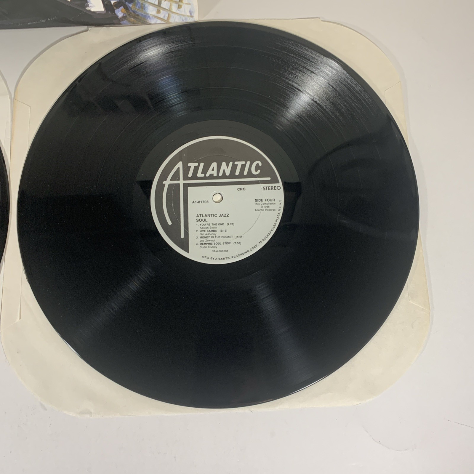 Atlantic Jazz Soul 2LP Gatefold 1986 Various Artists Vinyl MINT CRC Press