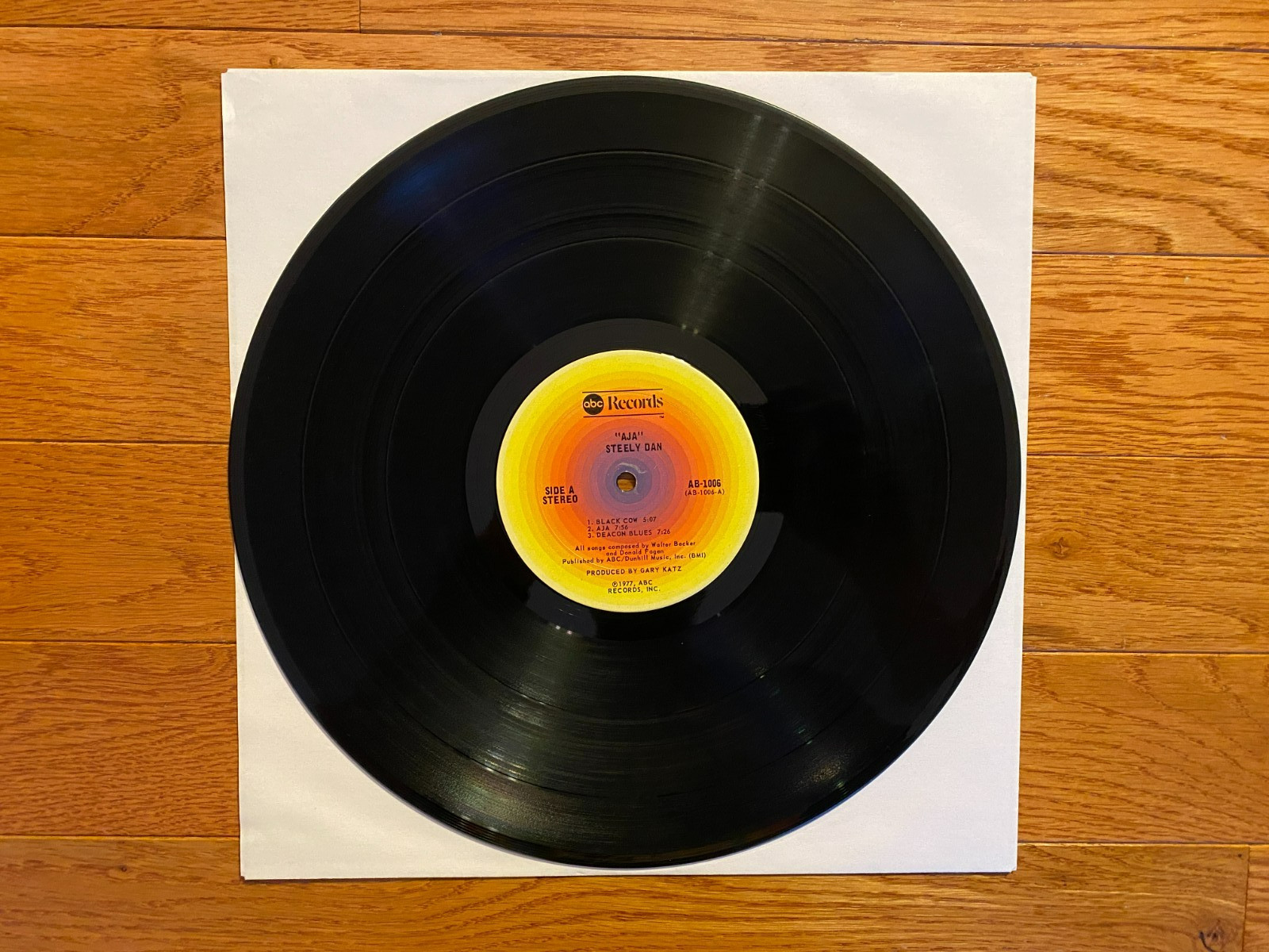 Steely Dan – Aja LP ABC Dunhill AB 1006 1977 1st Pressing w/ Inner Sleeve