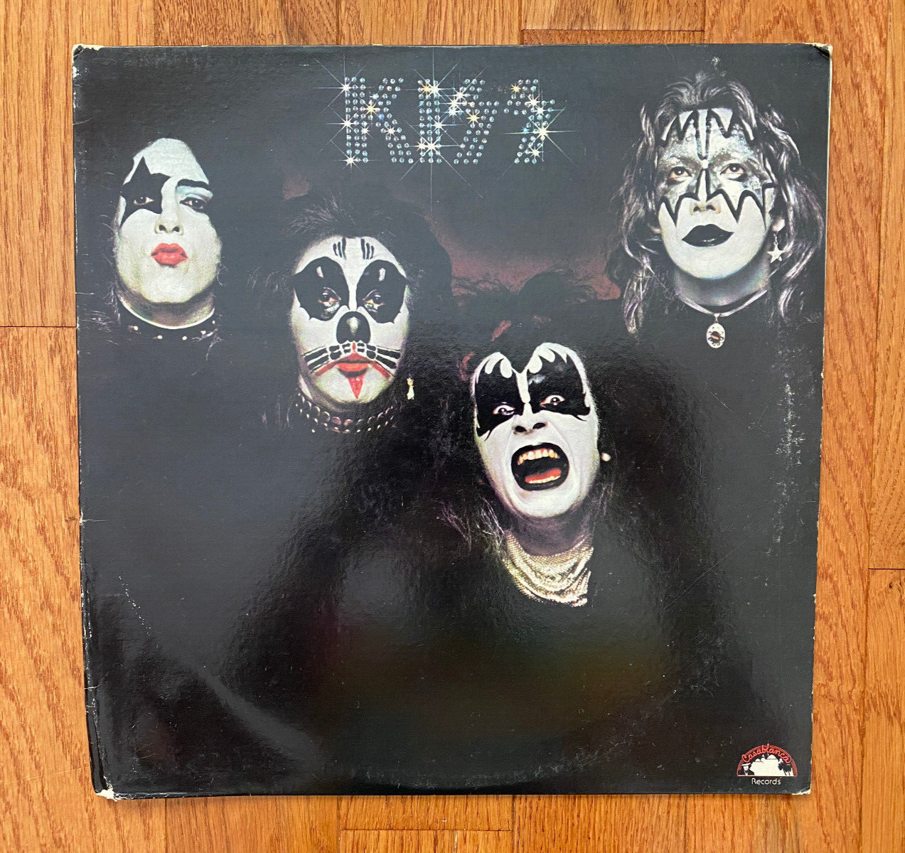 Kiss – Self Titled LP Casablanca NBLP 7001 1977 Pressing RCA Music Service Label