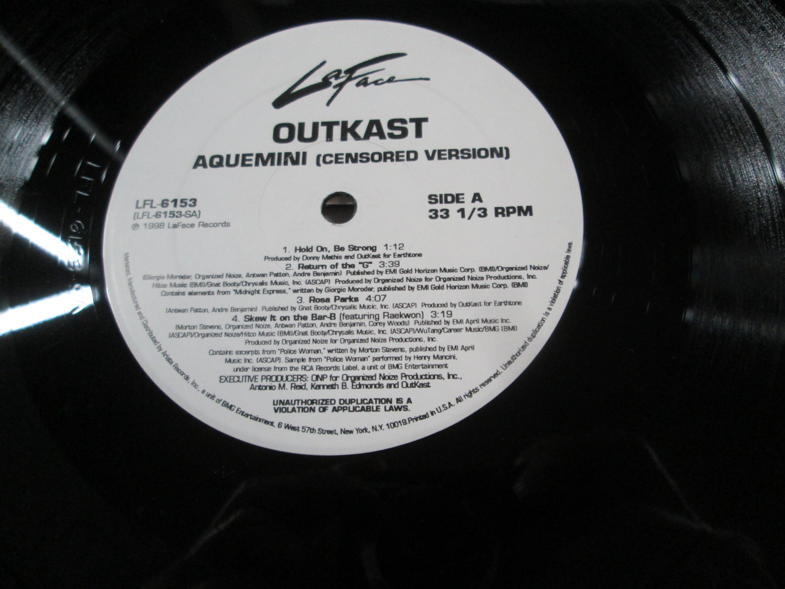 Outkast – Aquemini (Censored Version) 3 x Vinyl LP Set Album 1998 Hip-Hop
