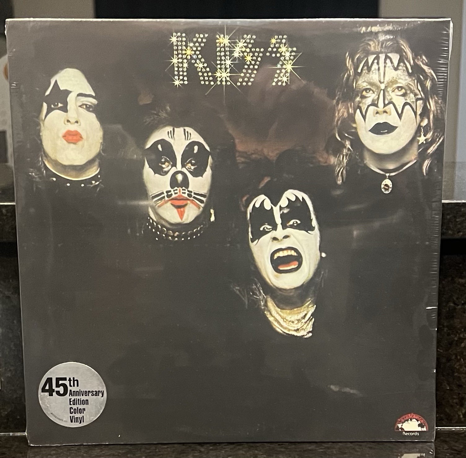 KISS—Debut Album—2019 Reissue—Limited Edition—Clear w/Black Swirls—Still Sealed