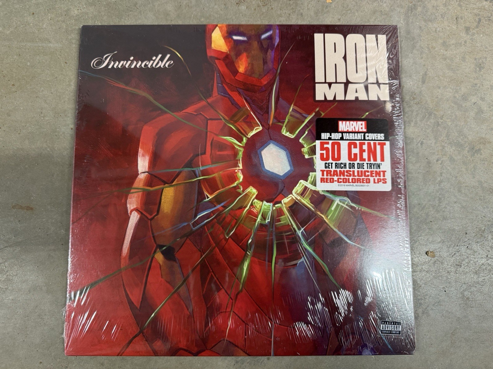 50 Cent Get Rich Or Die Tryin’ 2018 PRESS Red Vinyl LP New Seal Never Been Used