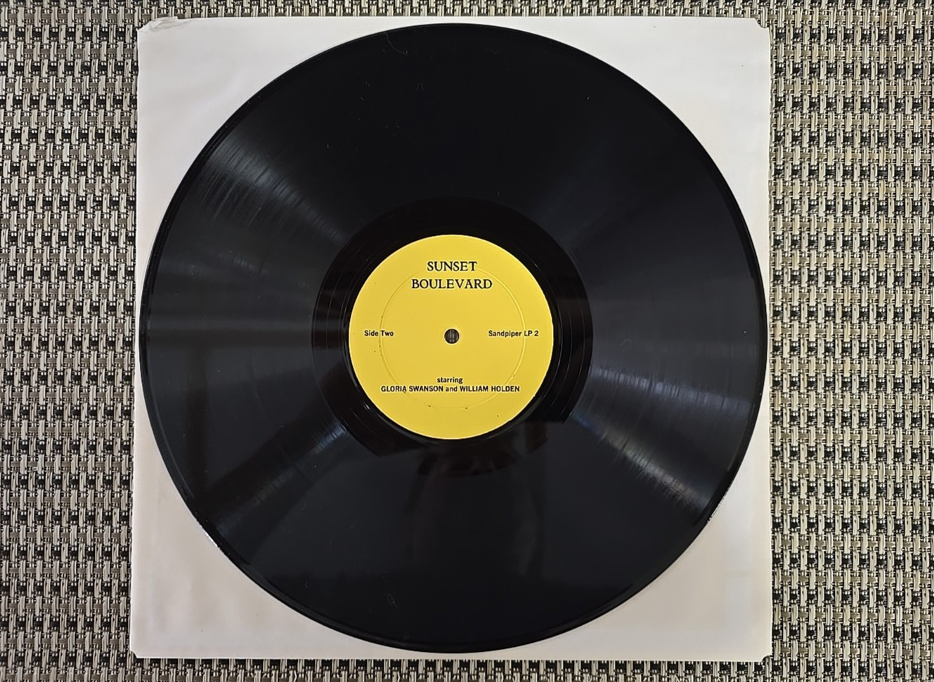Swanson Holden Sunset Boulevard Radio Performance Record LP2 ~ NM/F ~ FREE SHIP