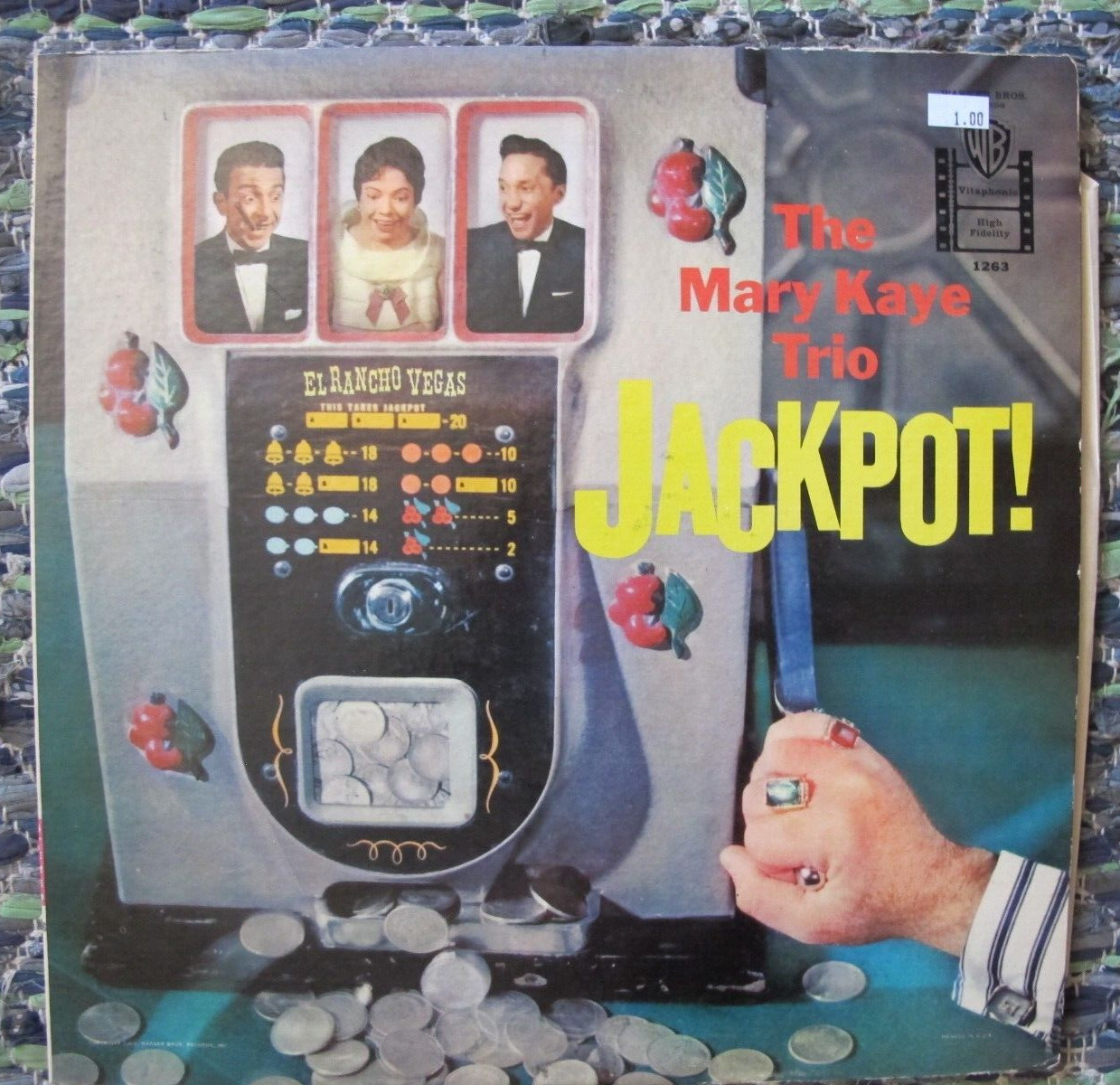 The Mary Kaye Trio ‎– Jackpot!; Stereo LP; with original inner sleeve