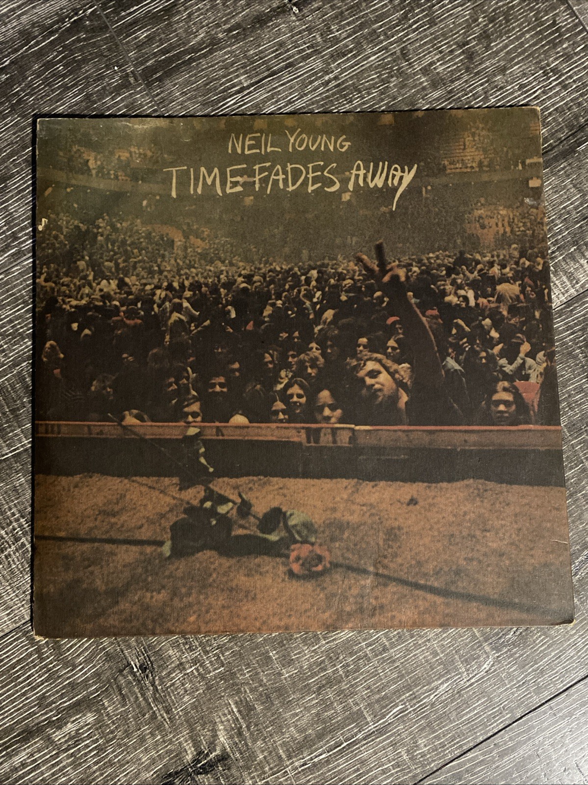 Neil Young Time Fades Away 1973 Vinyl LP Record MS2151 With Poster