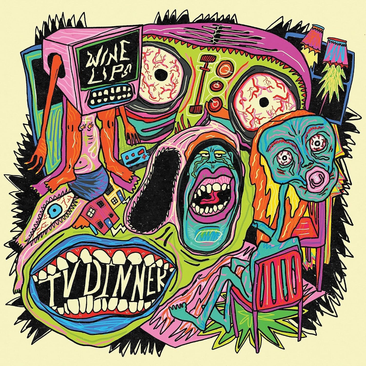 Wine Lips TV Dinner (Vinyl) 12″ Album (UK IMPORT) (PRESALE 08/28/2026)