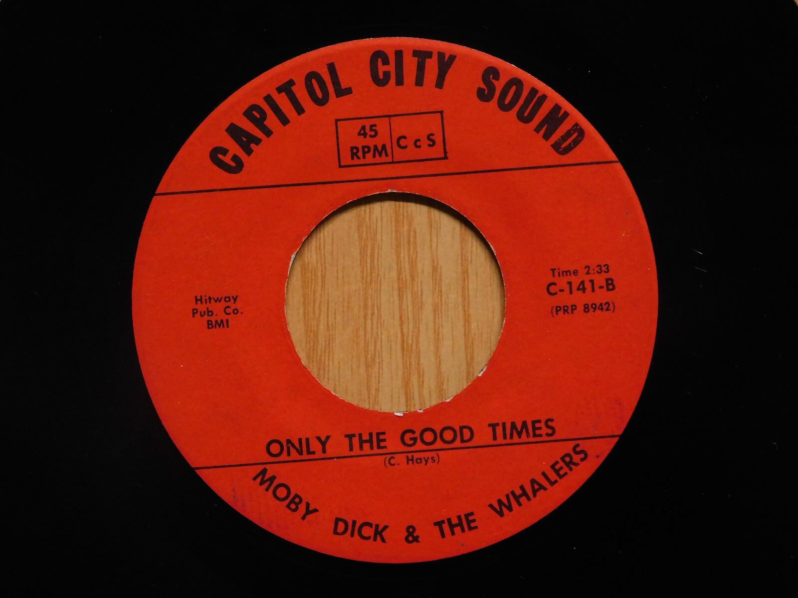Moby Dick and The Whalers Oaklahoma Garage Funk 45 I Love Her So on Capitol City