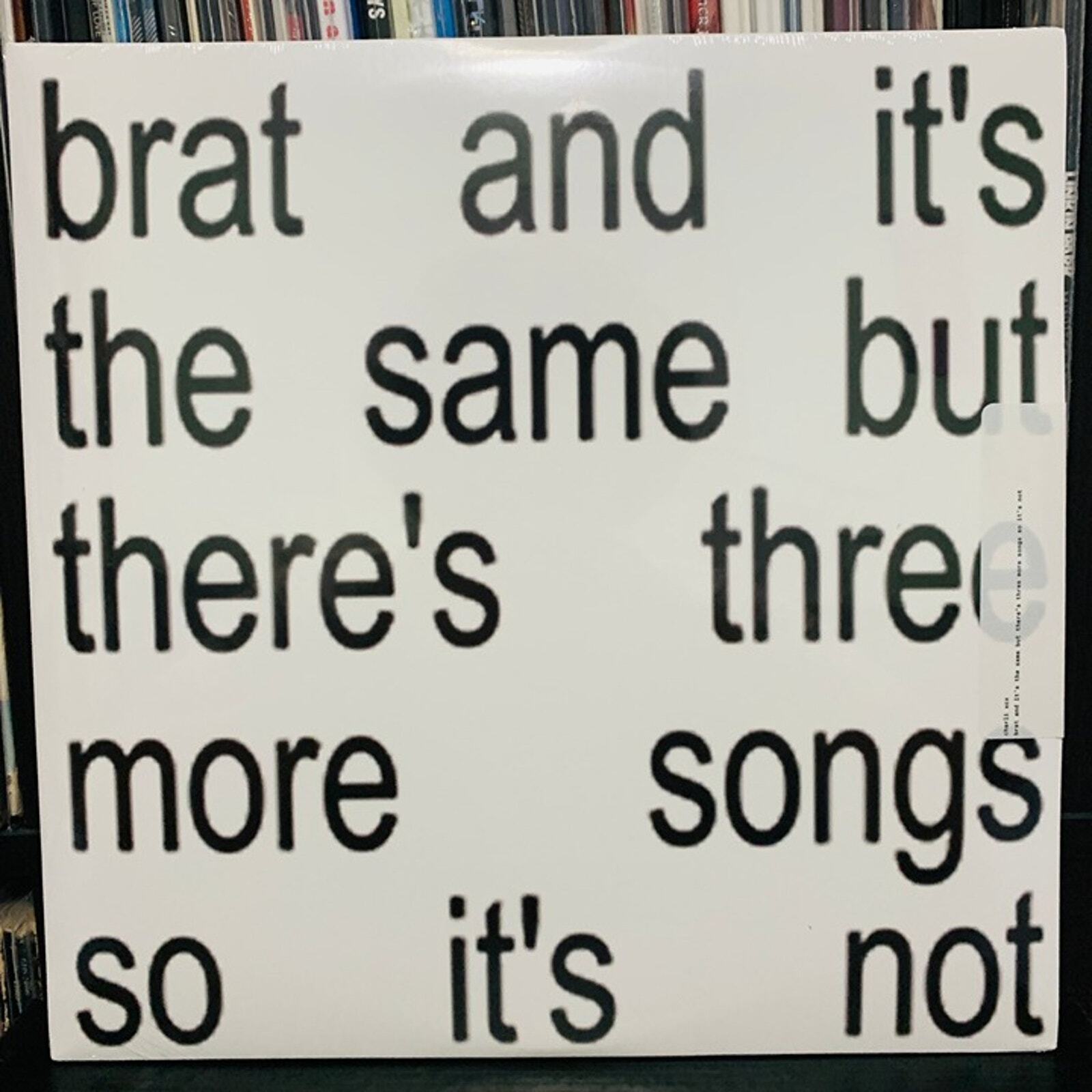 Charli XCX – Brat And It’s The Same But There’s Three More Songs… White Vinyl