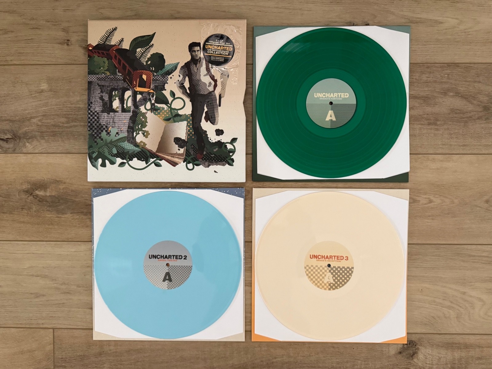 RARE – Uncharted – The Nathan Drake Collection – 3x Color Vinyl by Iam8bit