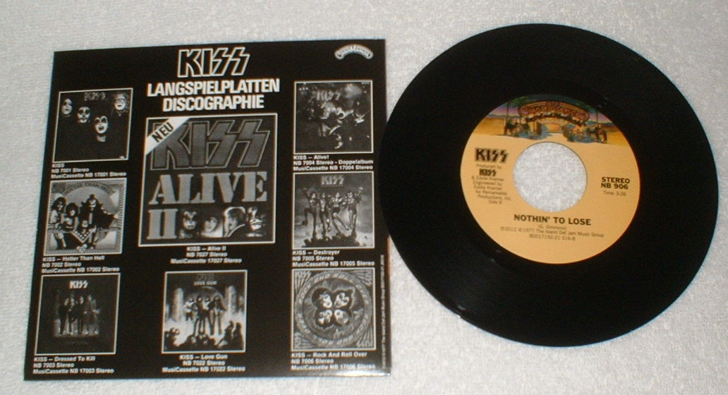 KISS “Shout It Out Loud” Single Box Set Picture sleeve Alive II Aucoin Ace Gene