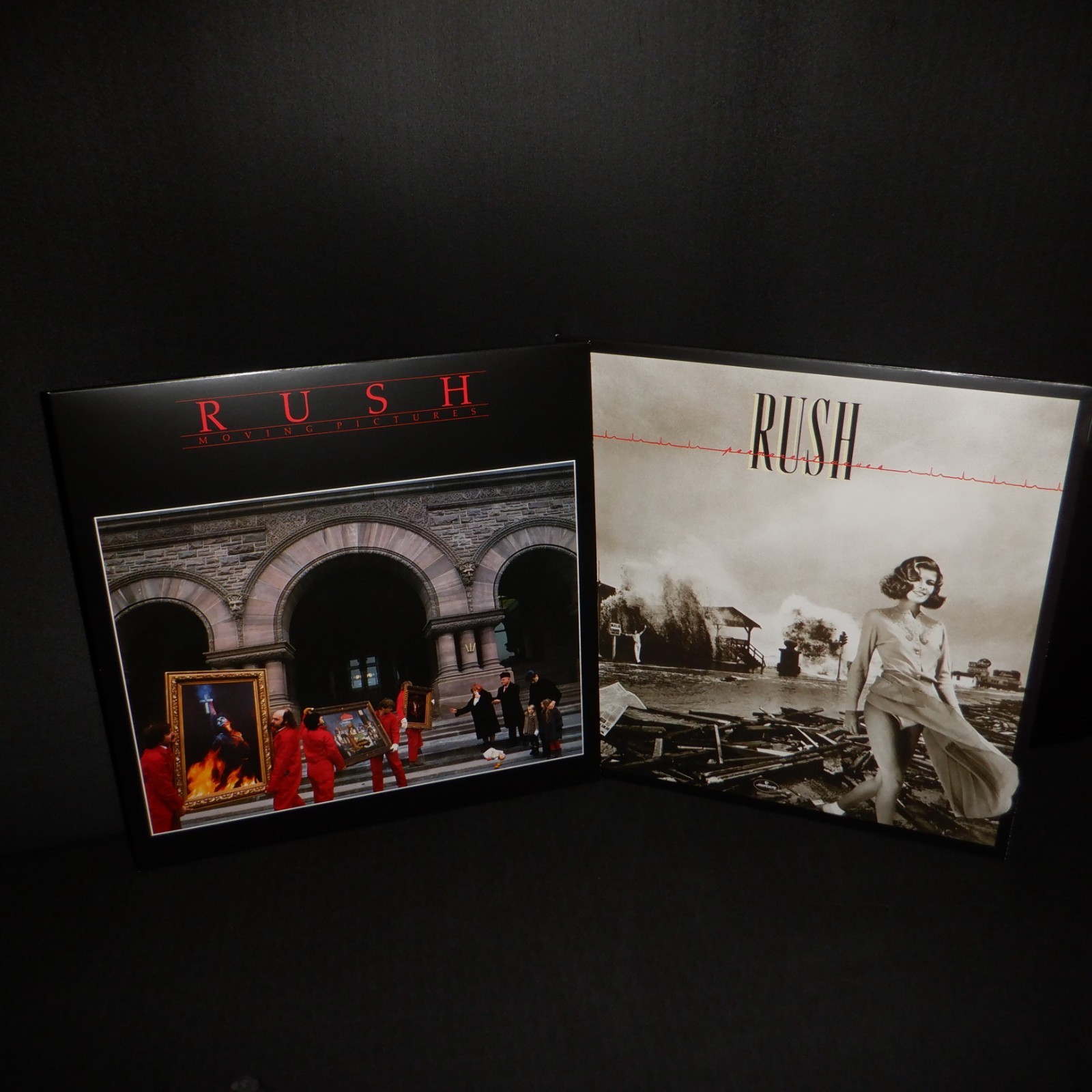 RUSH vinyl LP LOT x2 Moving Pictures + Permanent Waves 2015 DMM Anthem 180g NM-