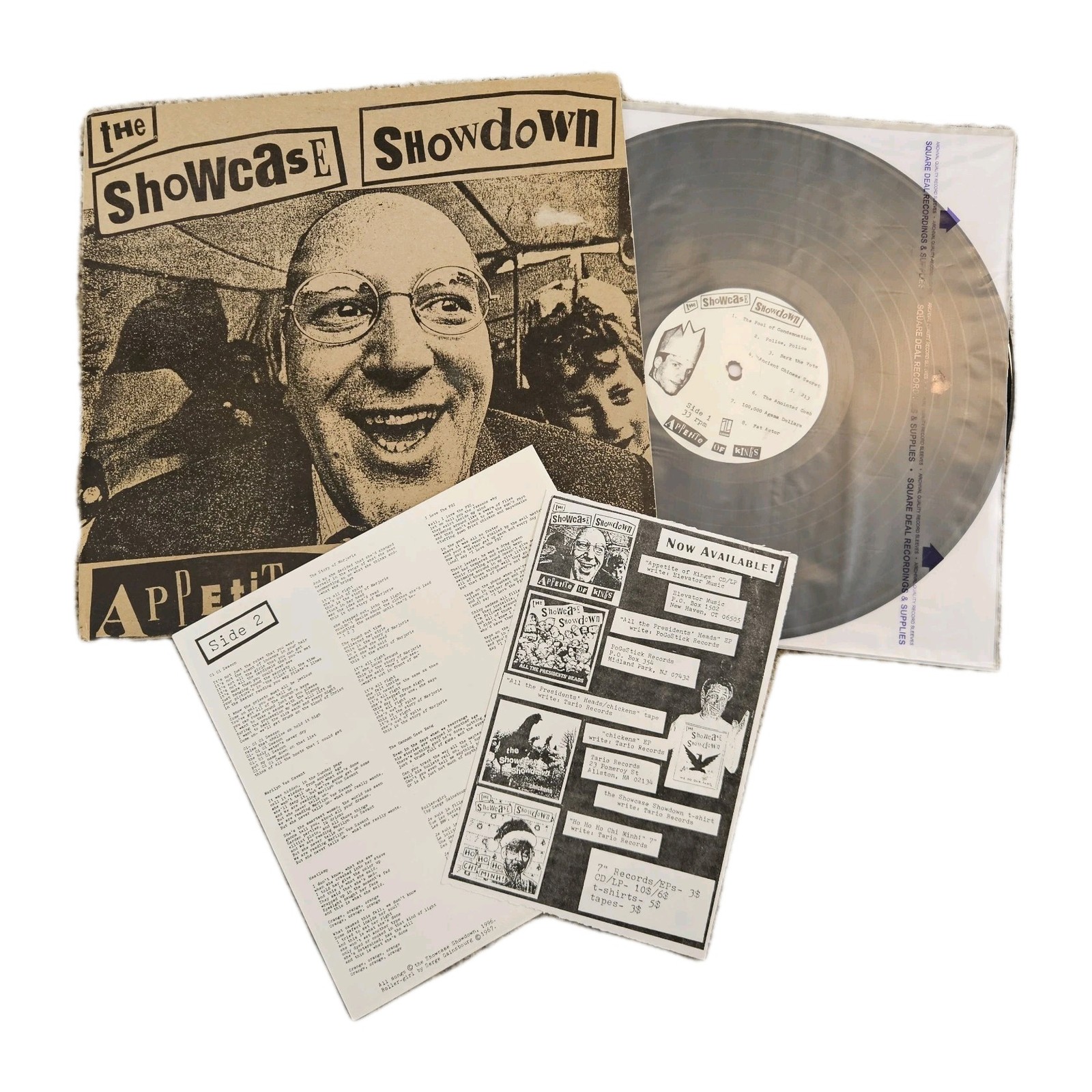 The Showcase Showdown Appetite of Kings Vinyl Punk Ska Hardcore Record 1996