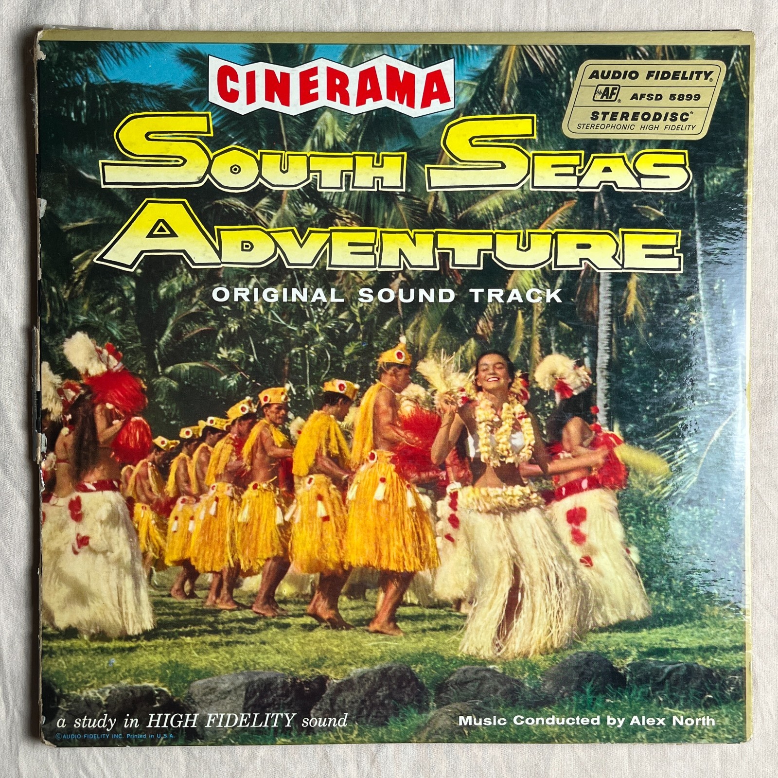 ALEX NORTH South Seas Adventure 1958 Vinyl LP Audio Fidelity AFSD-5899 – VG